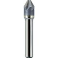 Melin Tool Co 1/8in Dia., 1-1/2in OAL, 120, 6 Flute Single End Countersink, Solid Carbide, Uncoated C6-1/8-120